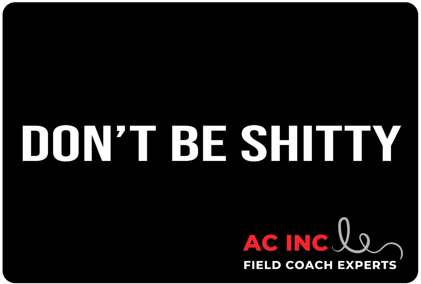 Gift Card - Don't Be Shitty